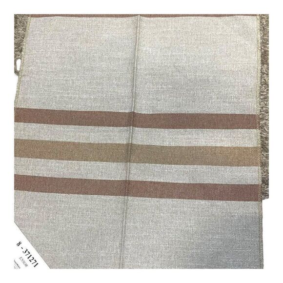 High Quality Fabric Craft Lot Linen Samples Woven Thick High Quality Taupe Beige - Picture 3 of 16